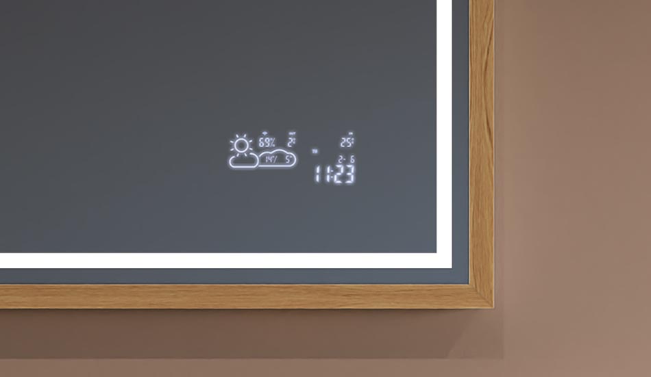 Fekete loft keretű tükör modern és minimalista fürdőszobákhoz | ARTFORMA