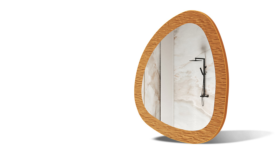 Fémkeretes tükör. A modern elegancia szimbóluma