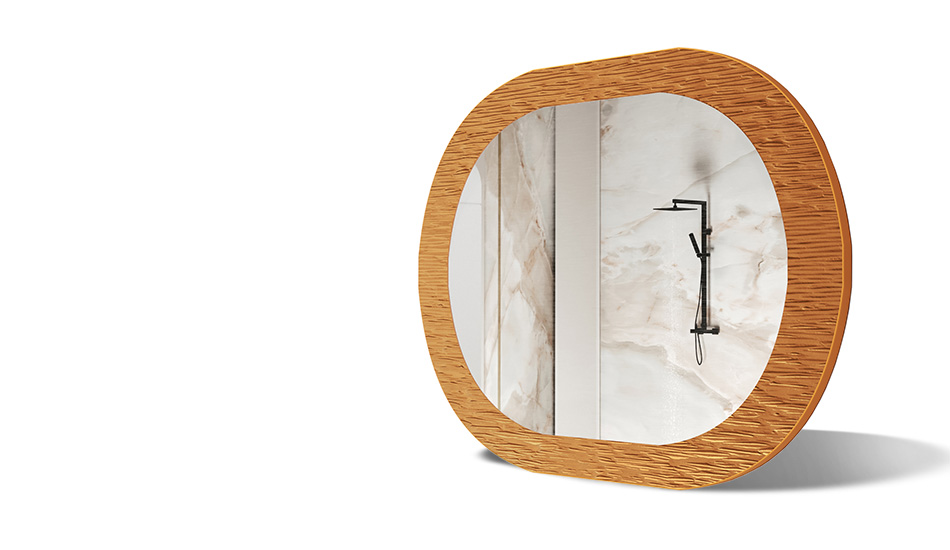 Fémkeretes tükör. A modern elegancia szimbóluma