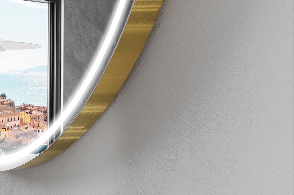 Szabálytalan alakú okos tükör, ideális modern fürdőszobákhoz | ARTFORMA