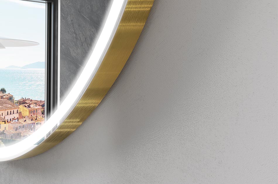 Szabálytalan alakú okos tükör, ideális modern fürdőszobákhoz | ARTFORMA