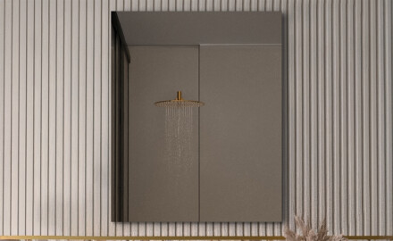 Téglalap alakú tükrök világítás nélkül