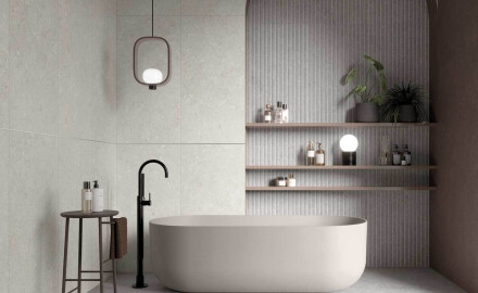 60x120 cm-es padlólap, taupe, matt, A4H1102 Shellstone Taupe