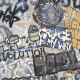 Mázas padlólap, 120x280 cm, matt szürke, rektifikált, A4H248 City Graffiti Grey #2