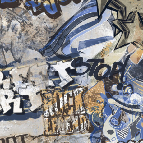 Mázas padlólap, 120x280 cm, matt szürke, rektifikált, A4H248 City Graffiti Grey #6