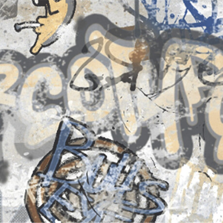 Mázas padlólap, 120x280 cm, matt szürke, rektifikált, A4H248 City Graffiti Grey #7