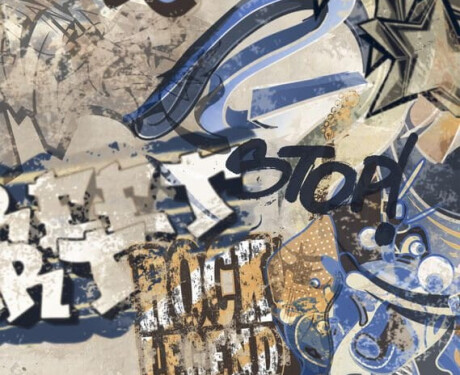 Mázas, nagyformátumú padlólap, 120x280 cm, bézs, matt, rektifikált, A4H255 City Graffiti Beige