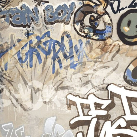 Mázas, nagyformátumú padlólap, 120x280 cm, bézs, matt, rektifikált, A4H255 City Graffiti Beige #4