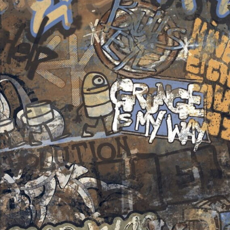 Mázas, nagyformátumú padlólap, 120x280 cm, matt, rektifikált, A4H262 City Graffiti Multicolor #6