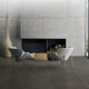 Mázas padlólap, 120x120 cm, sötét szürke matt beton, rektifikált, A4H326 Massive Dimgray #4