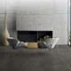 Mázas padlólap, 60x120 cm, sötét szürke beton, matt, rektifikált, A4H327 Massive Dimgray #1