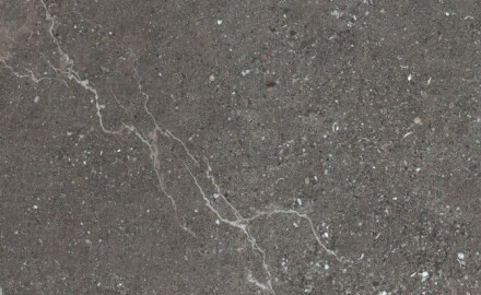 Érdes mintázatú kőporcelán padlólap, 100x100, matt, sötét szürke, A4H507 Volterra Stone