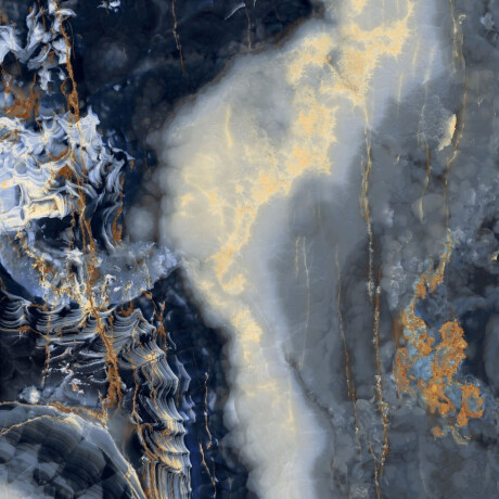 120x280-as nagyméretű porcelánlap, mélykék márványminta, erezettel, fényes felületű, A4H674 Eterno Blu #3