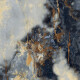 120x280-as nagyméretű porcelánlap, mélykék márványminta, erezettel, fényes felületű, A4H674 Eterno Blu #4