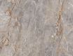 120x280-as nagyméretű, szürke márvány mintázatú, arany erezetű, matt felületű porcelánlap A4H722 Sarankolin