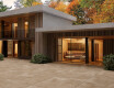 Nagyformátumú porcelánlap 120x280, beton színű, taupe, matt, A4H758 Louft Taupe