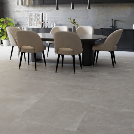 Nagyformátumú porcelánlap 120x280, matt szürke beton, A4H763 Louft Ash #1