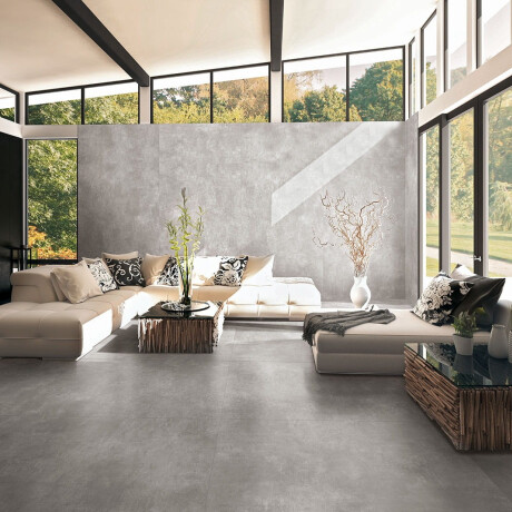 Nagyformátumú porcelánlap 120x280, matt szürke beton, A4H763 Louft Ash #4