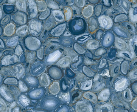 Nagyformátumú porcelánlap 120x280, kék agát, fényes felület, A4H832 Aghatina Azul