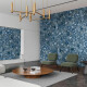 Nagyformátumú porcelánlap 120x280, kék agát, fényes felület, A4H832 Aghatina Azul #2