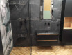 Mázas porcelánlap padlóra, 60x120 cm, matt fekete, rektifikált, A4H85 Iroc Black