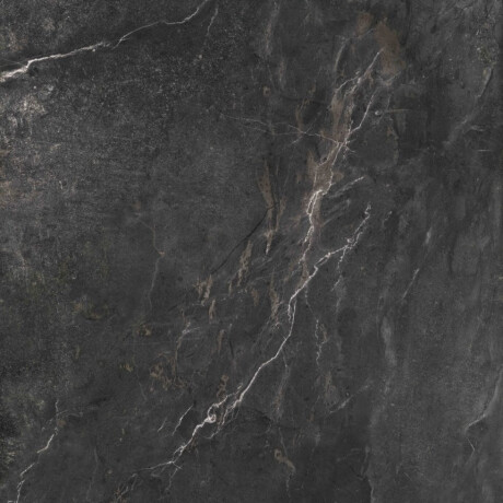 Mázas porcelánlap padlóra, 60x120 cm, matt fekete, rektifikált, A4H85 Iroc Black #9