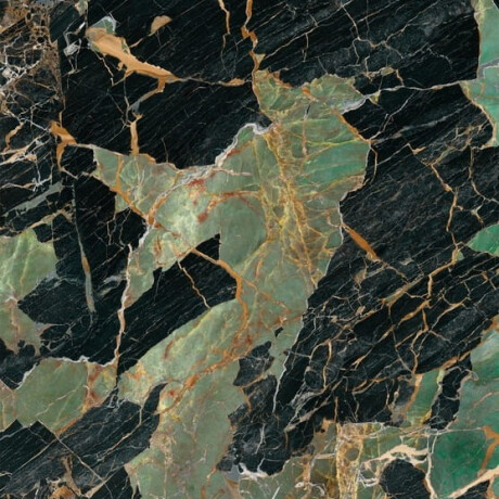 Bookmatch 120x280-as gres, smaragdszínű márvány erezetű, fényes felületű A4H850 Esmerald Párizs #4