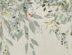 60x120 cm-es szürke, virágmintás, matt falburkoló csempe A4H918 Flower