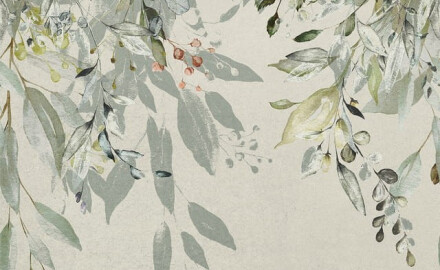 60x120 cm-es szürke, virágmintás, matt falburkoló csempe A4H918 Flower