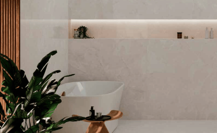 Nagyformátumú 100x100-as porcelánlap, márványminta erezettel, fényes felületű, A4H941 Saffire Cream