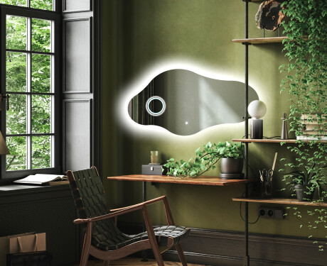 LED Fürdőszobai Tükör Irreguláris Formával C221 #4