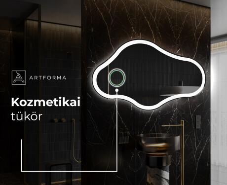 LED Fürdőszobai Tükör Irreguláris Formával C222 #4