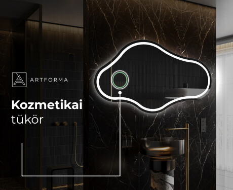 LED Fürdőszobai Tükör Irreguláris Formával C223 #4