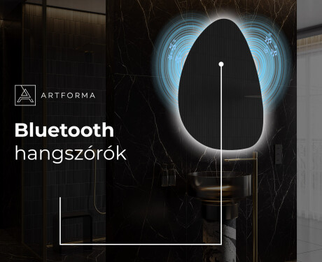 LED Fürdőszobai Tükör Irreguláris Formával D221 #5