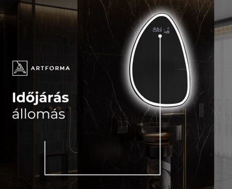 LED Fürdőszobai Tükör Irreguláris Formával B222 #8