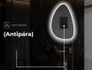 LED Fürdőszobai Tükör Irreguláris Formával B222 #8