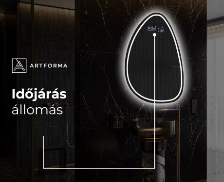 LED Fürdőszobai Tükör Irreguláris Formával B223 #8