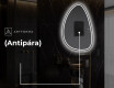 LED Fürdőszobai Tükör Irreguláris Formával B223 #8