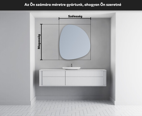 LED Fürdőszobai Tükör Irreguláris Formával EG221 #4