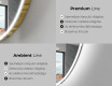 LED Fürdőszobai Tükör Irreguláris Formával EG222 #2