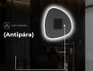 LED Fürdőszobai Tükör Irreguláris Formával EG222 #9