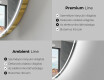 LED Fürdőszobai Tükör Irreguláris Formával EG223 #2