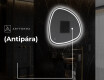 LED Fürdőszobai Tükör Irreguláris Formával EG223 #9