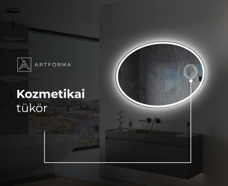 Fürdőszoba Tükör Világítással LED L227 #5
