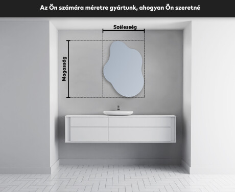 LED Fürdőszobai Tükör Irreguláris Formával EM221 #4