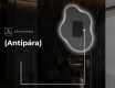 LED Fürdőszobai Tükör Irreguláris Formával EM221 #9