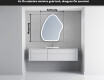 LED Fürdőszobai Tükör Irreguláris Formával G222 #5