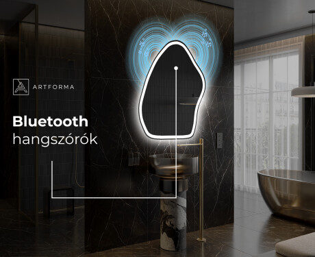 LED Fürdőszobai Tükör Irreguláris Formával G222 #5