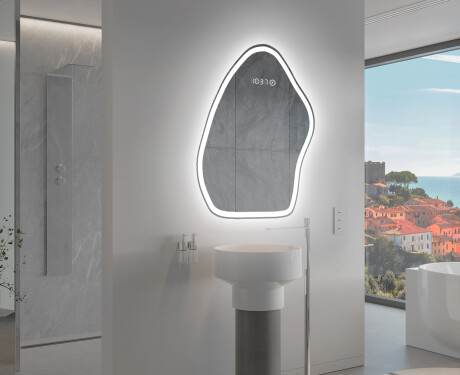 LED Fürdőszobai Tükör Irreguláris Formával G222 #9