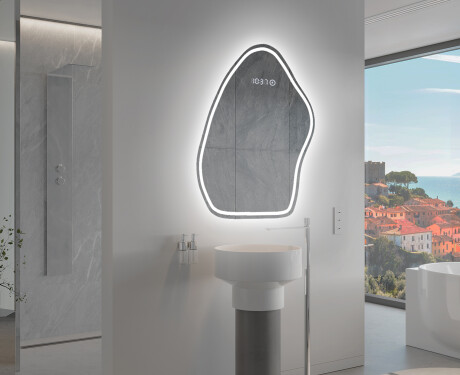 LED Fürdőszobai Tükör Irreguláris Formával G223 #9